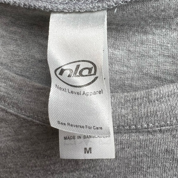 Next Level Apparel Gray Florida Gators Fitted Tee. Size Medium - Picture 4 of 4